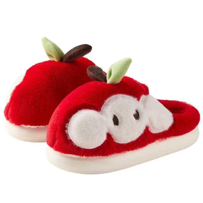Qidan Shoe Factory Cute Cotton Slippers Women's Autumn and Winter Indoor Home Plus Velvet Warm Thick-Soled Anti-Slip Furry Slippers - Image 9