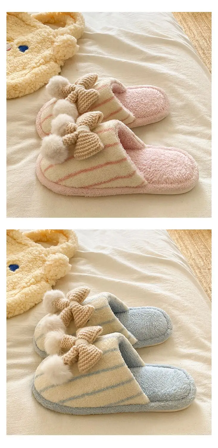 Winter Furry Slippers for Women Lightweight Cotton Slip-On — feature 20