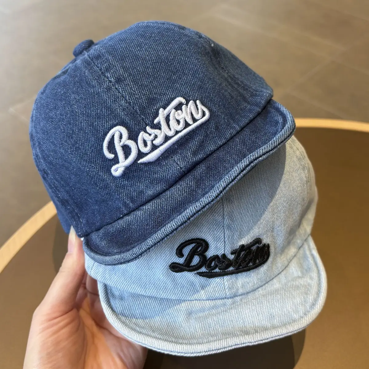 Baby Denim Peaked Cap Sunshade Baseball Cap - Image 5