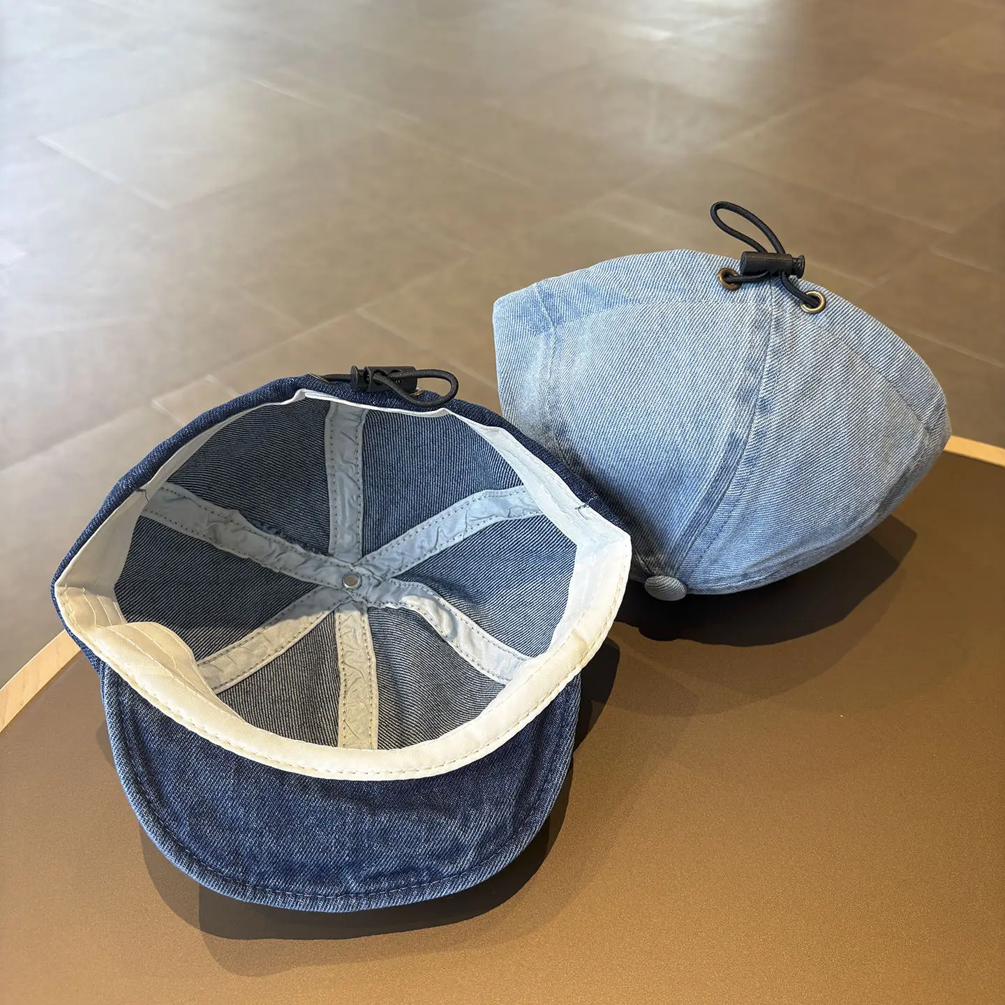 Baby Denim Peaked Cap Sunshade Baseball Cap — feature 2