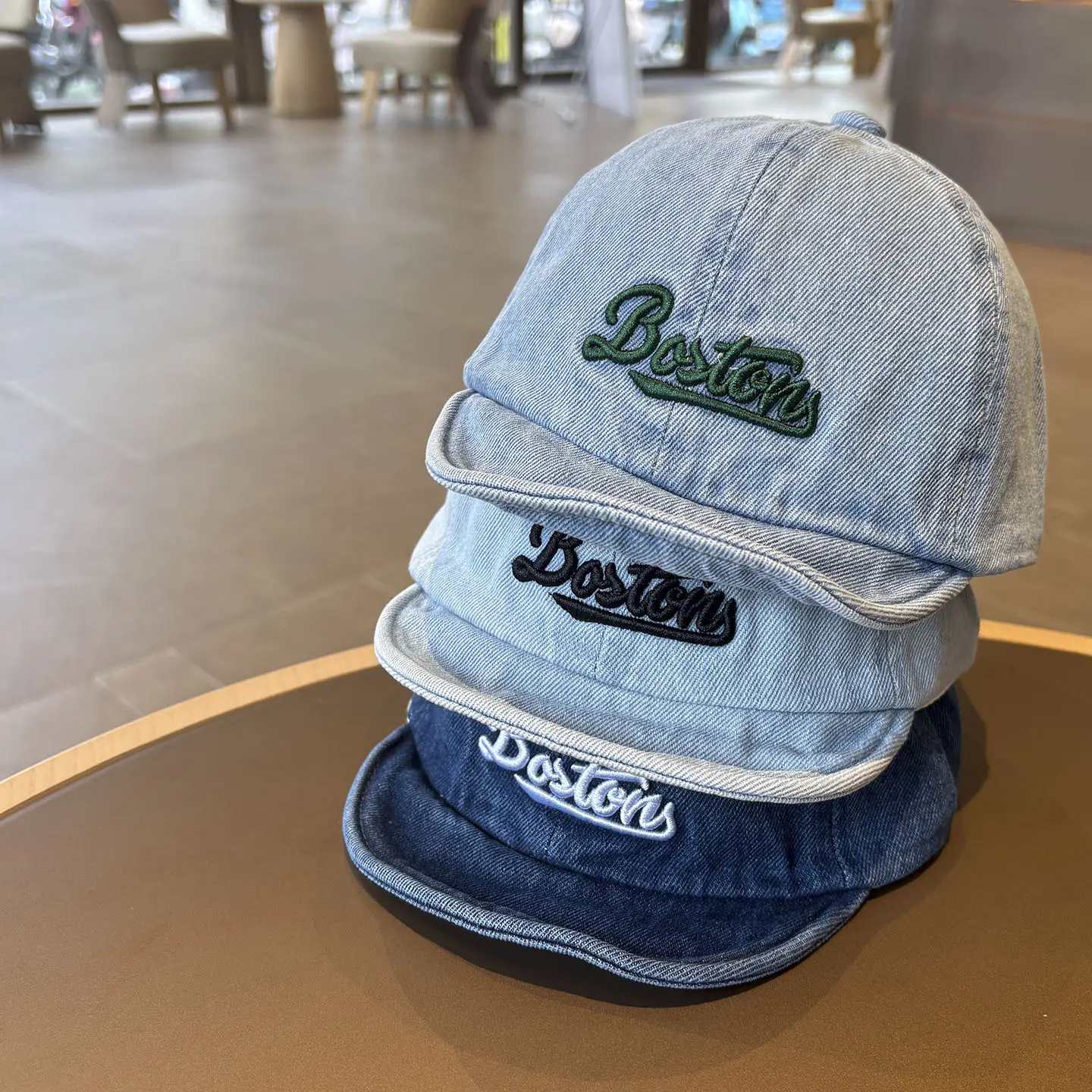 Baby Denim Peaked Cap Sunshade Baseball Cap — feature 5