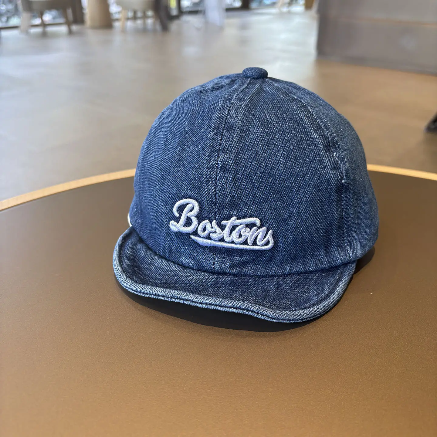 Baby Denim Peaked Cap Sunshade Baseball Cap — feature 7