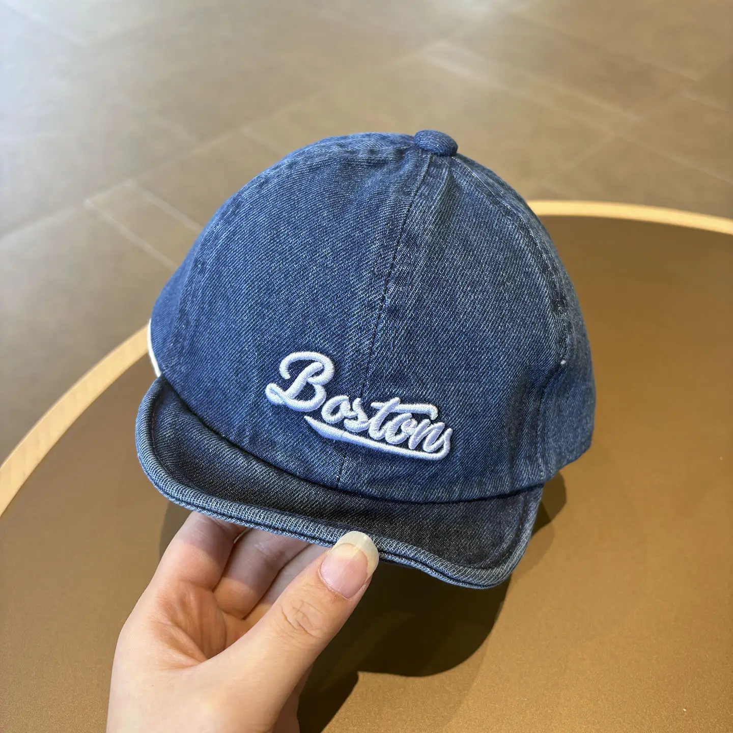 Baby Denim Peaked Cap Sunshade Baseball Cap - Image 2