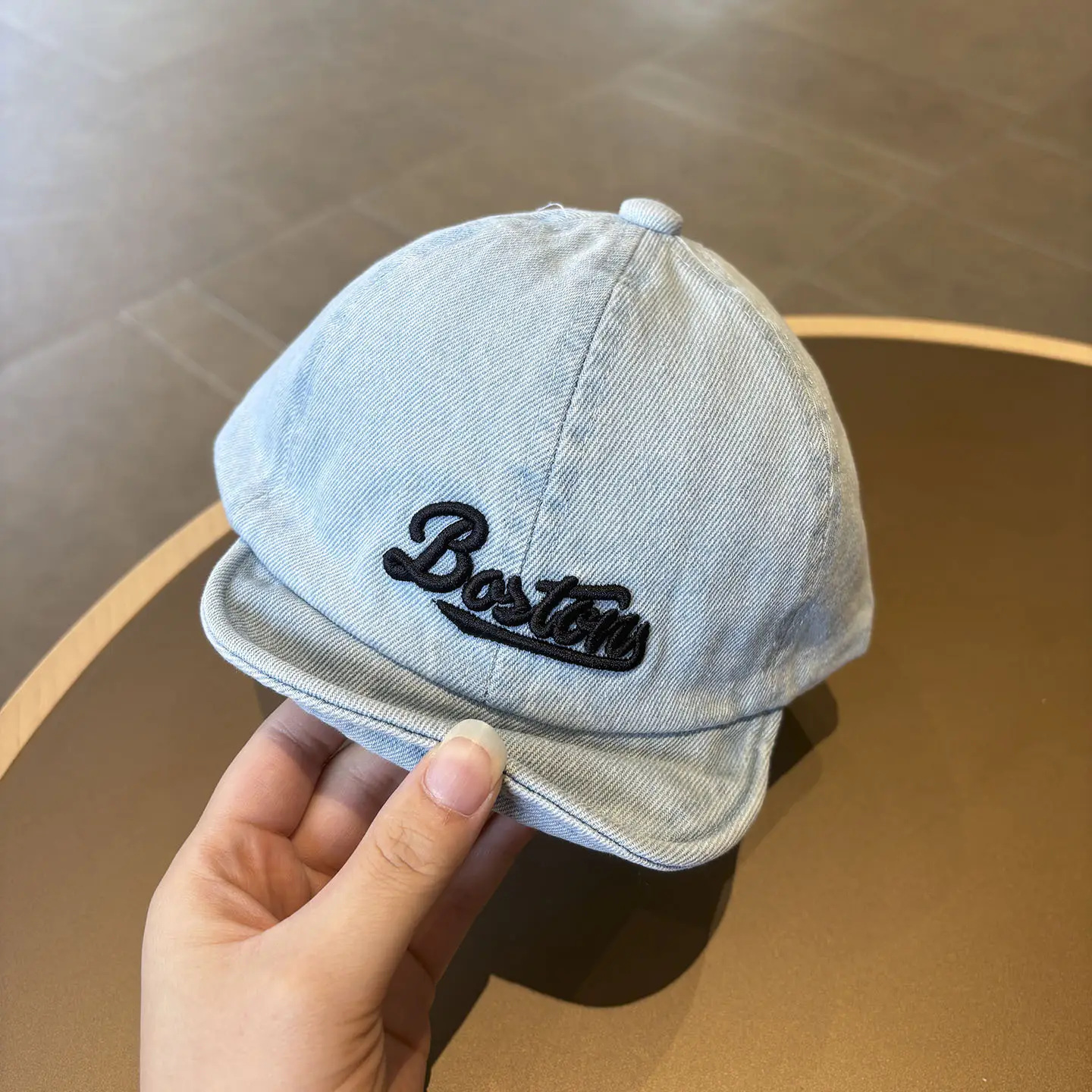 Baby Denim Peaked Cap Sunshade Baseball Cap - Image 3
