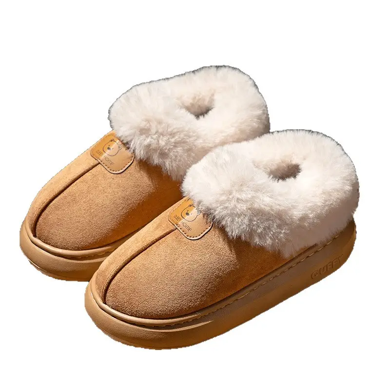 Women's Winter Cotton Shoes with Fleece Lining, Thickened for Warmth, Suitable for Outdoor Wear, British Style, Fashionable Korean Version Snow Boots for Women - Image 9