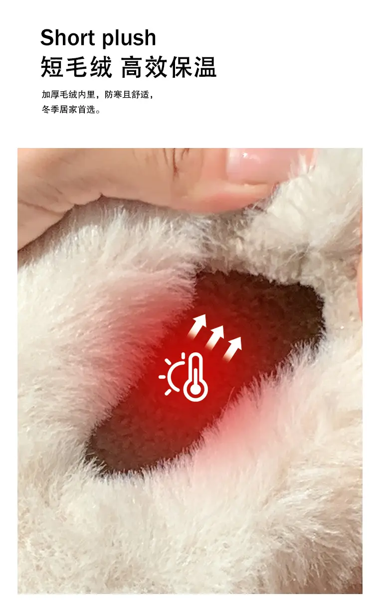 Women's Winter Cotton Shoes with Fleece Lining, Thickened for Warmth, Suitable for Outdoor Wear, British Style, Fashionable Korean Version Snow Boots for Women — feature 12