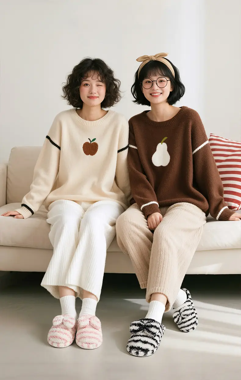 Women Velvet Warm Slippers Winter Autumn — feature 1