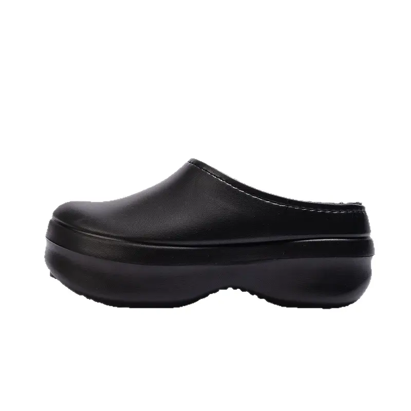 2025 New Cotton Slippers for Women, Winter Indoor Home Non-Slip Mule Shoes, Outer Wear Baotou Waterproof Chef Shoes for Men - Image 7
