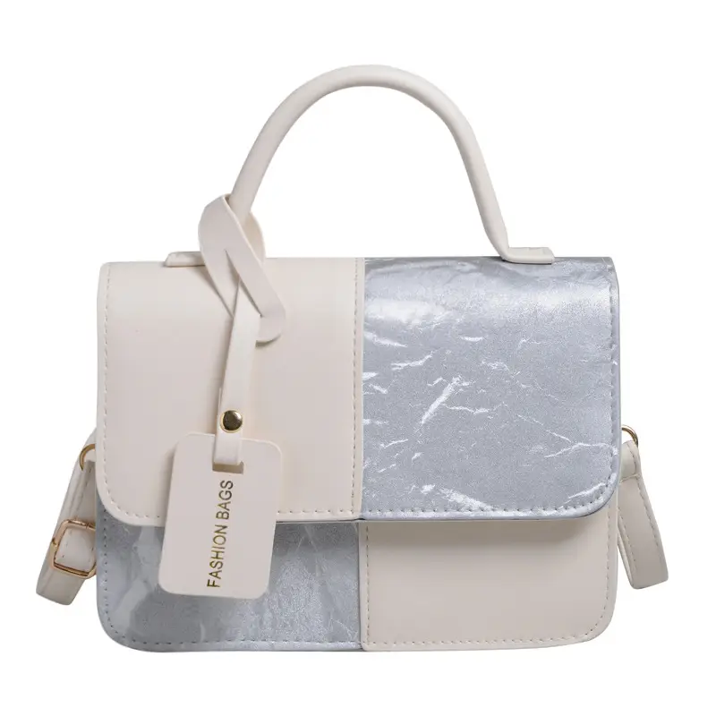 2026 Korean Style Contrasting Black White Handbag for Women - Image 3