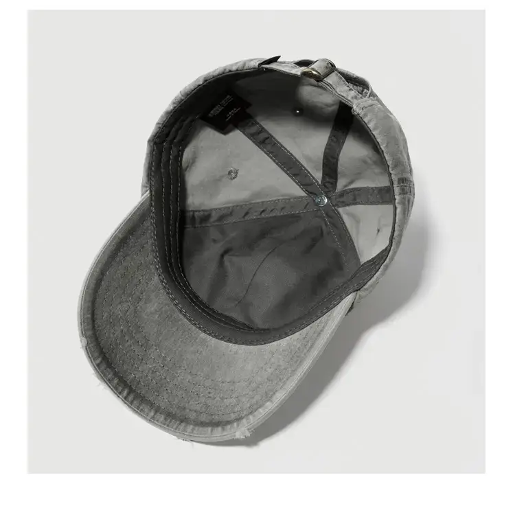 Wholesale Washed Distressed Baseball Cap Luminous Retro — feature 12