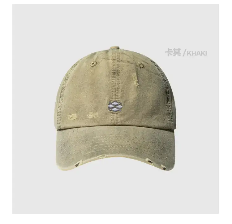Wholesale Washed Distressed Baseball Cap Luminous Retro — feature 14