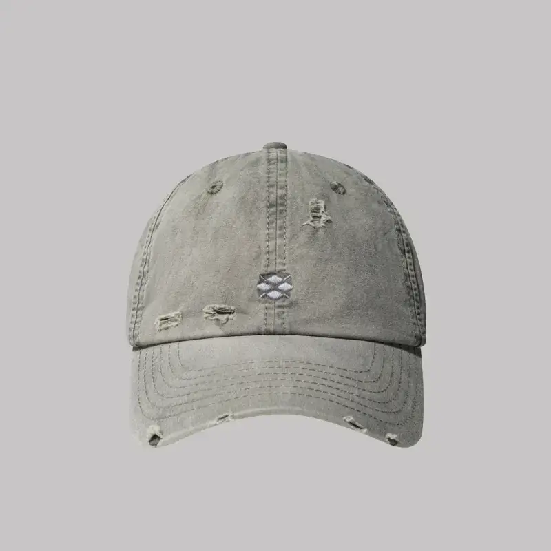 Wholesale Washed Distressed Baseball Cap Luminous Retro - Image 3