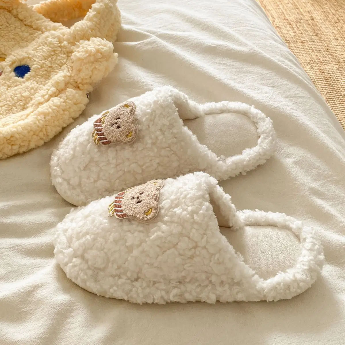 Cotton Cartoon Slippers for Women Winter Warm — feature 23