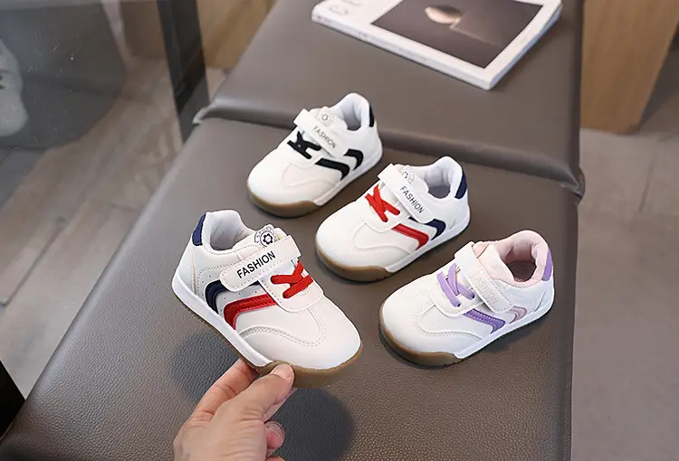 Autumn New Baby Shoes for Girls White Soft Sole — feature 2