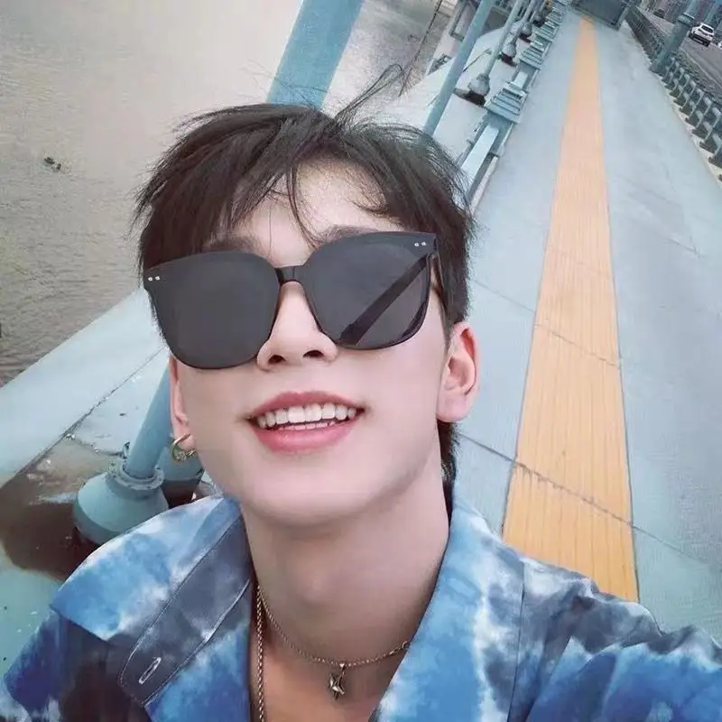 Oversized Square Sunglasses for Men Women Large Size - Image 8