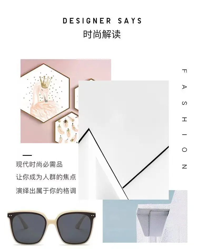 Oversized Square Sunglasses for Men Women Large Size — feature 9