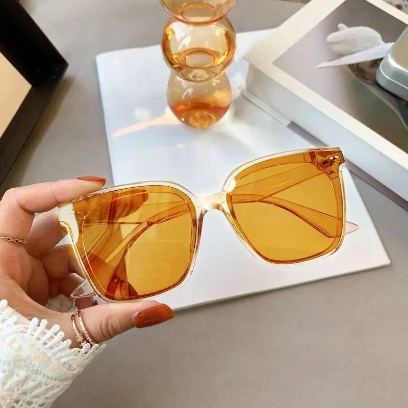 Oversized Square Sunglasses for Men Women Large Size - Image 4