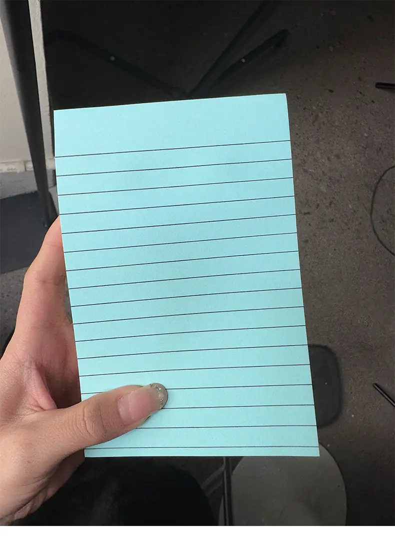 Colorful Large Horizontal Line Sticky Notes Creative Simple Tearable Note Pad Strong Sticky Note Message N Times Wholesale — feature 16