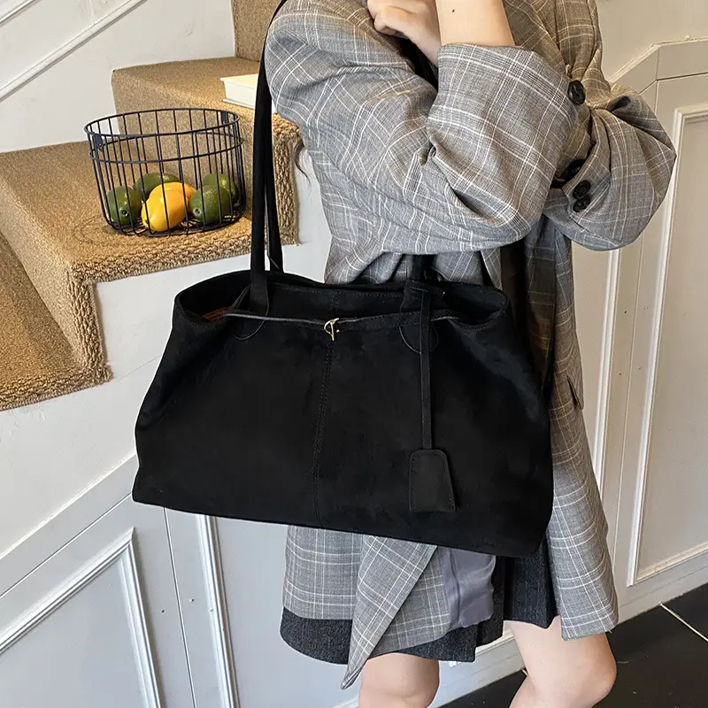 Suede Cross-Border Bag Women New Fashion Commuter Tote - Image 6