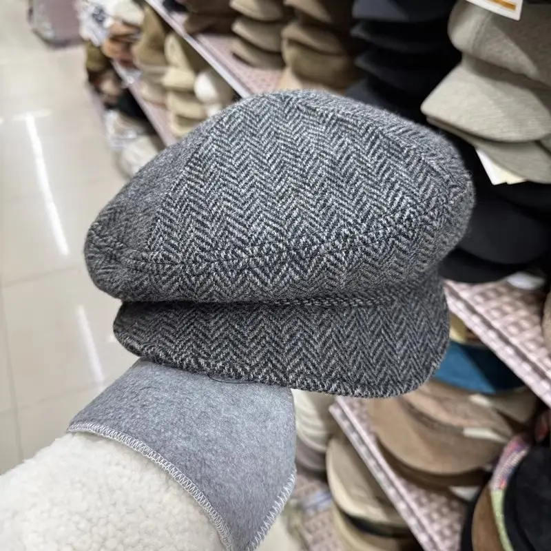 British Classic All-Wool Octagonal Hat for Women - Image 6