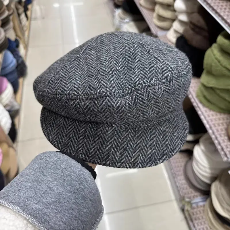 British Classic All-Wool Octagonal Hat for Women — feature 12
