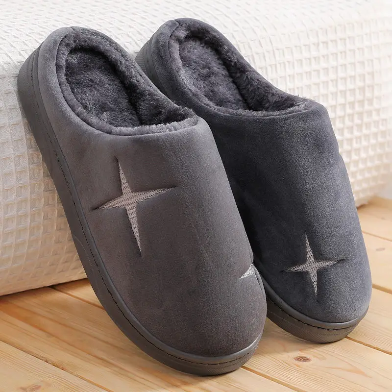 Pink Cotton Slippers for Women Winter Indoor Warm - Image 5