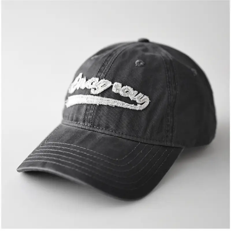 Black Embroidered Baseball Cap for Men Women - Image 10
