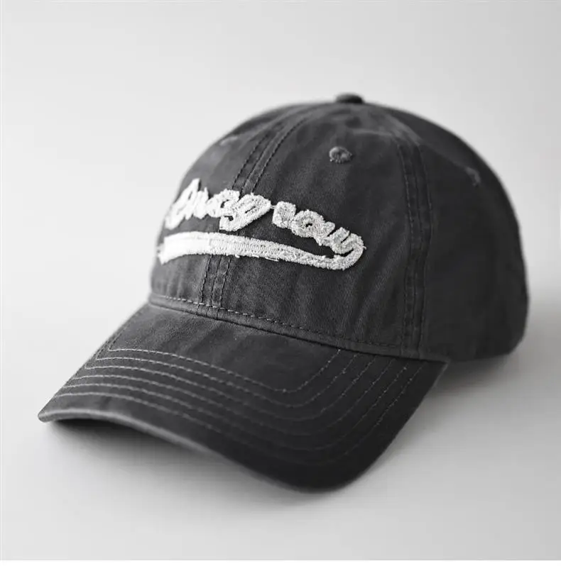 Black Embroidered Baseball Cap for Men Women — feature 4