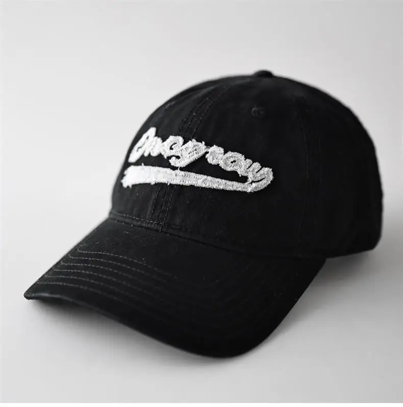 Black Embroidered Baseball Cap for Men Women — feature 8