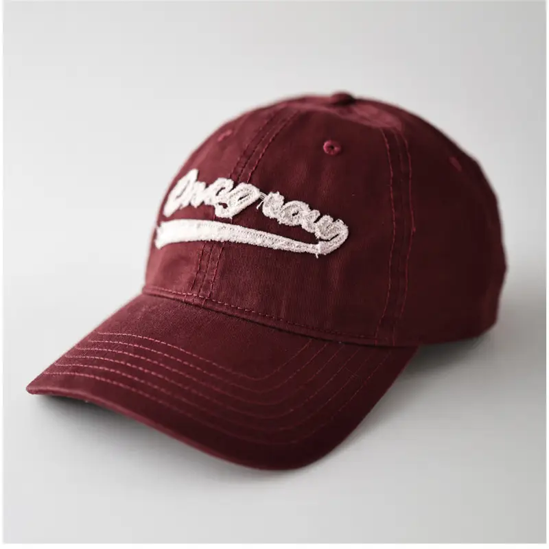 Black Embroidered Baseball Cap for Men Women