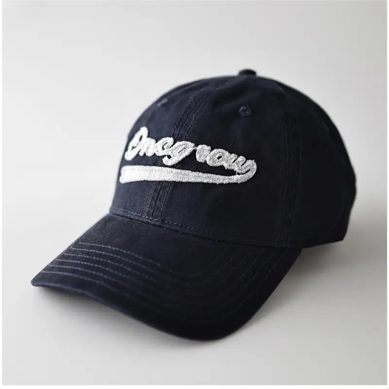 Black Embroidered Baseball Cap for Men Women - Image 2