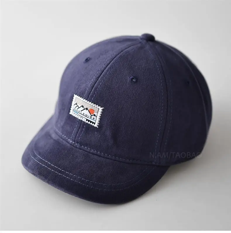 Black Patch Label Baseball Cap Unisex Sunshade — feature 10