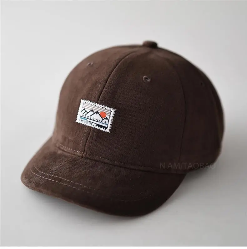 Black Patch Label Baseball Cap Unisex Sunshade — feature 3