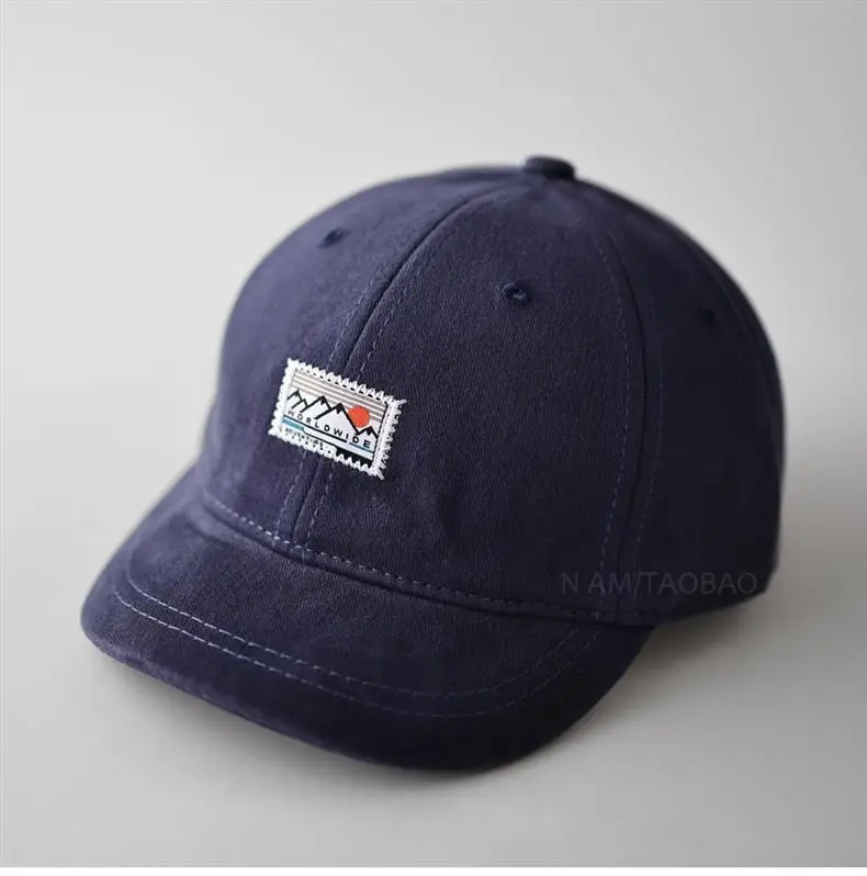 Black Patch Label Baseball Cap Unisex Sunshade — feature 4