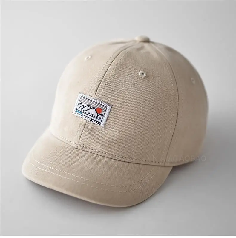 Black Patch Label Baseball Cap Unisex Sunshade — feature 7