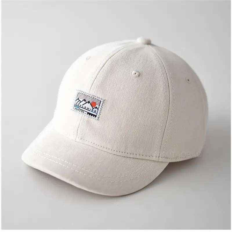 Black Patch Label Baseball Cap Unisex Sunshade - Image 2