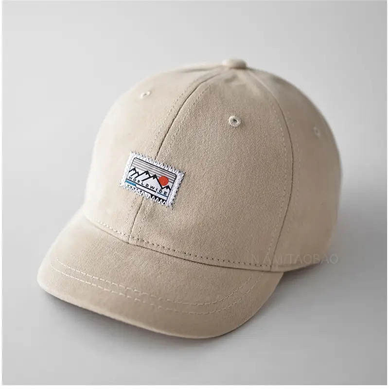 Black Patch Label Baseball Cap Unisex Sunshade - Image 3