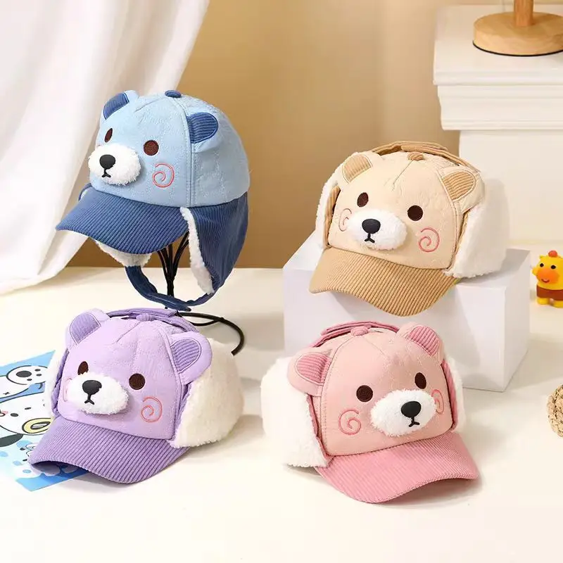 Hello Kitty Ear-protecting hat for kids, cold-proof warm, ear-shaped - Image 19