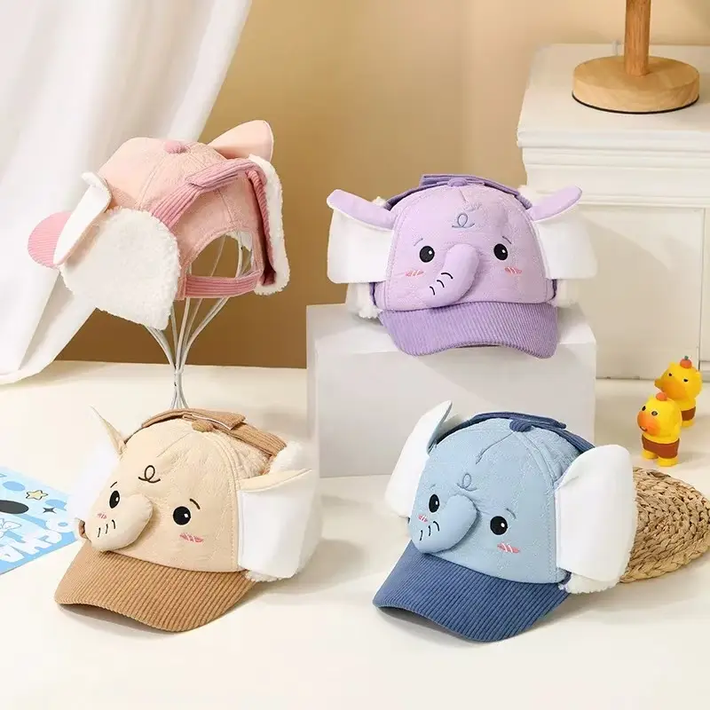 Hello Kitty Ear-protecting hat for kids, cold-proof warm, ear-shaped — feature 4