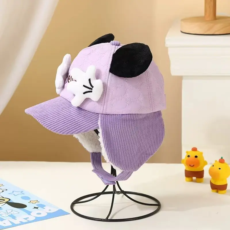 Hello Kitty Ear-protecting hat for kids, cold-proof warm, ear-shaped — feature 6