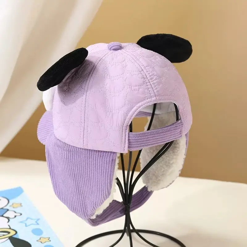 Hello Kitty Ear-protecting hat for kids, cold-proof warm, ear-shaped — feature 7