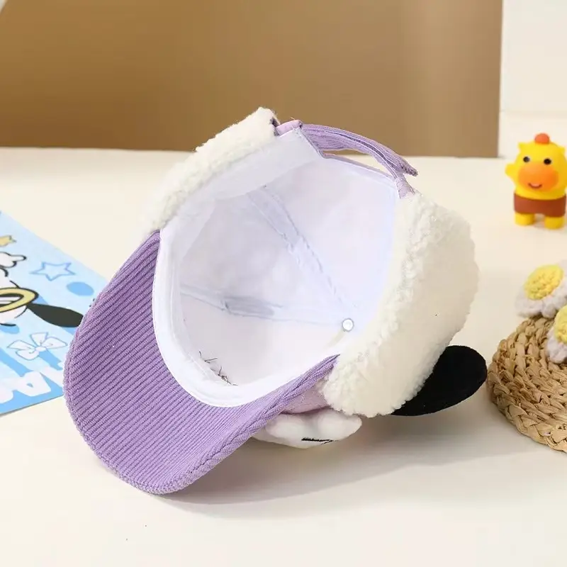 Hello Kitty Ear-protecting hat for kids, cold-proof warm, ear-shaped — feature 8