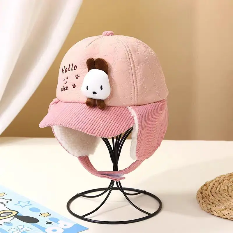 Hello Kitty Ear-protecting hat for kids, cold-proof warm, ear-shaped - Image 13