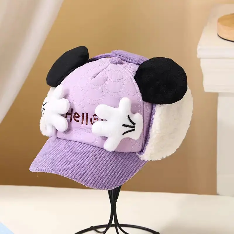 Hello Kitty Ear-protecting hat for kids, cold-proof warm, ear-shaped - Image 2