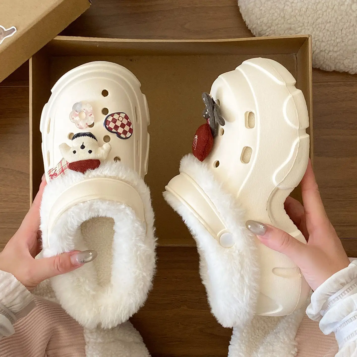 Winter Cotton Arch Support Slippers for Kids - Image 6