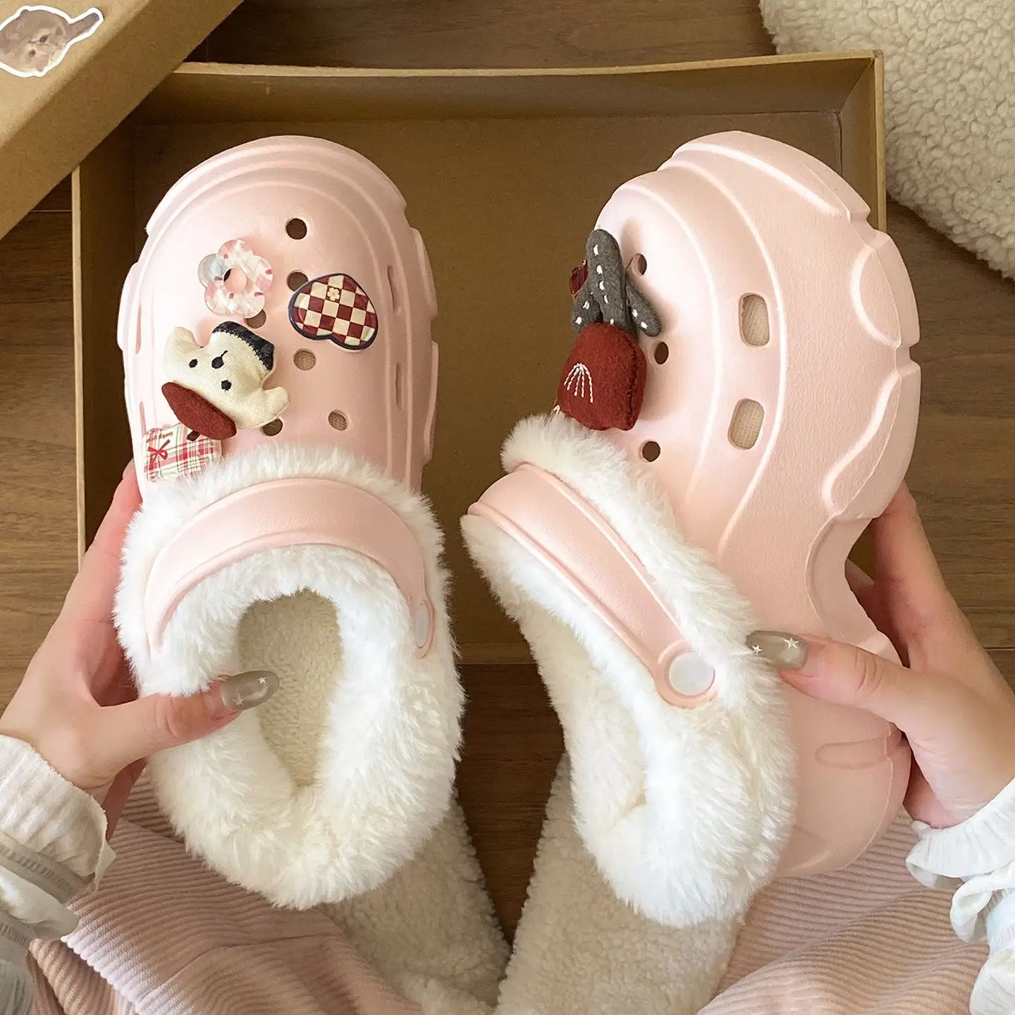 Winter Cotton Arch Support Slippers for Kids - Image 7