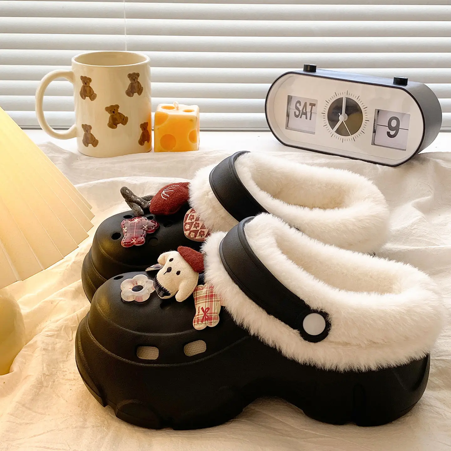 Winter Cotton Arch Support Slippers for Kids - Image 8