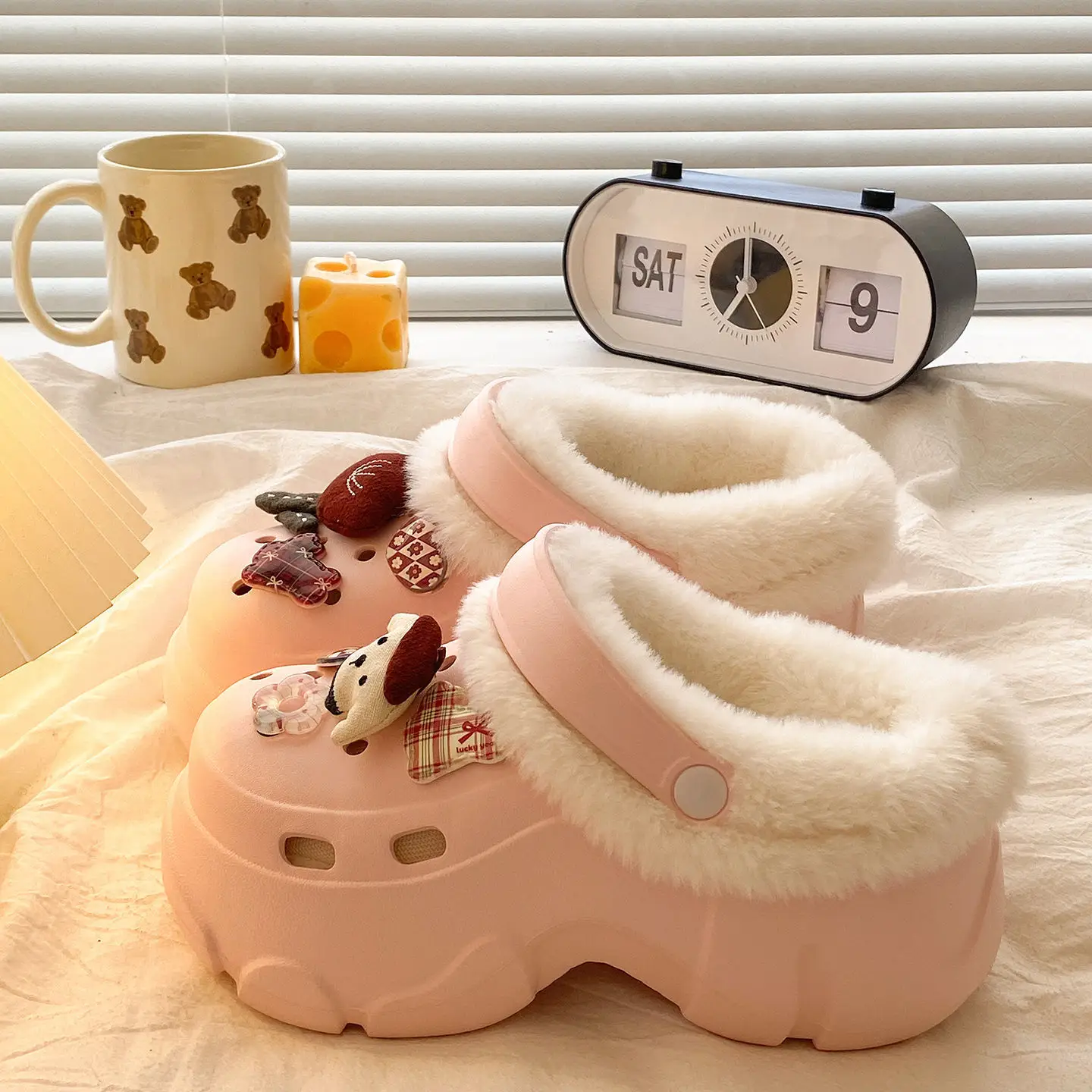 Winter Cotton Arch Support Slippers for Kids - Image 9