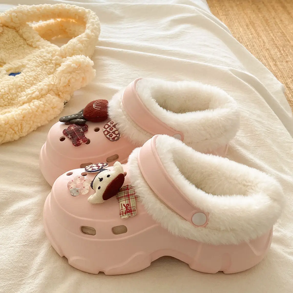 Winter Cotton Arch Support Slippers for Kids — feature 28