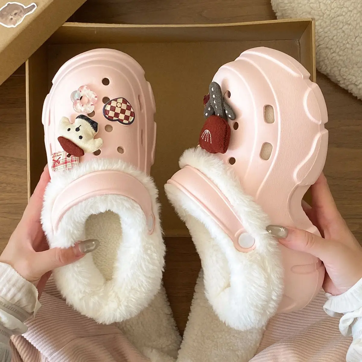 Winter Cotton Arch Support Slippers for Kids — feature 29